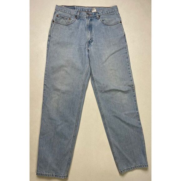 VINTAGE Levi's 550 Denim Jeans Men Size 32 X 31 Light Blue Tag Size 34 X 32 - Picture 1 of 11